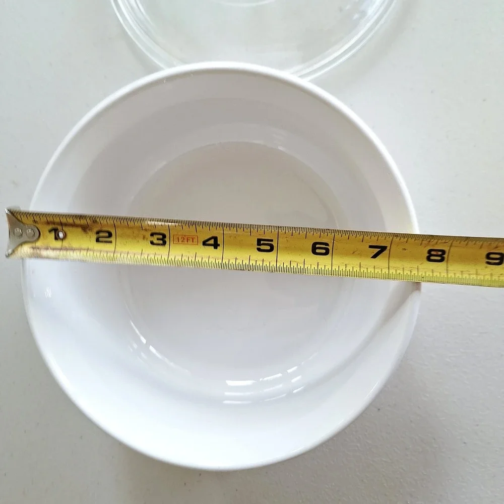 CorningWare French White 1-1/2-Quart Covered Round Dish with Glass Lid